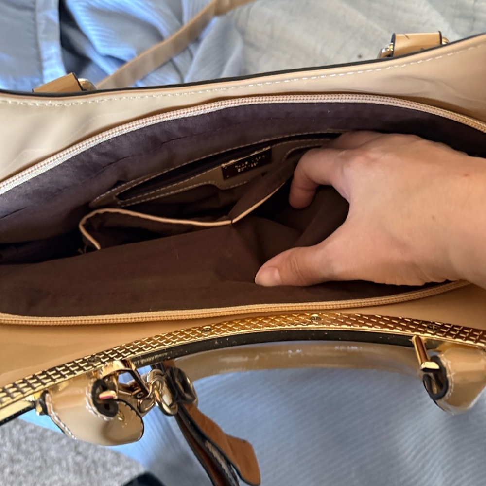 Michael Kors Brown and Leopard Print Satchel - Picture 5 of 9